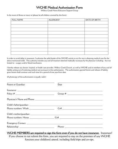 Medical Authorization Form Word Template Sample Forms - Landscape Wallpapers - Creative 8K Collection