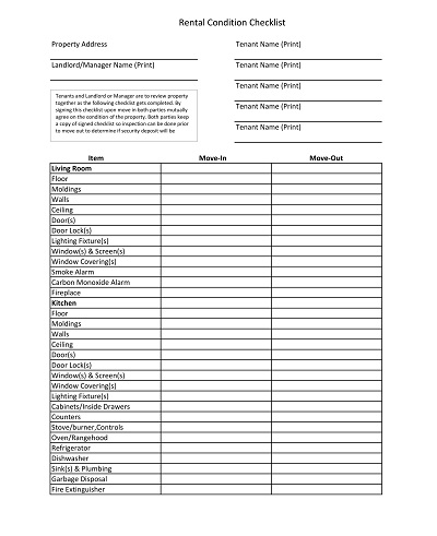 Rental Property Checklist Template Dremelmicro - Download Modern Landscape Image | Desktop