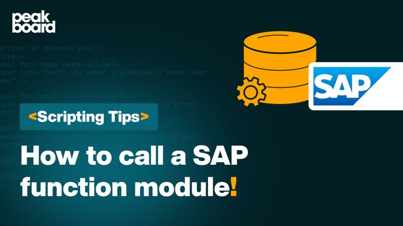 Script Example For Calling An Sap Function Module - Amazing Colorful Pattern - Full HD