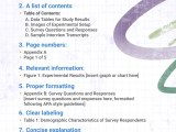 Sample Appendix Template Template Samples