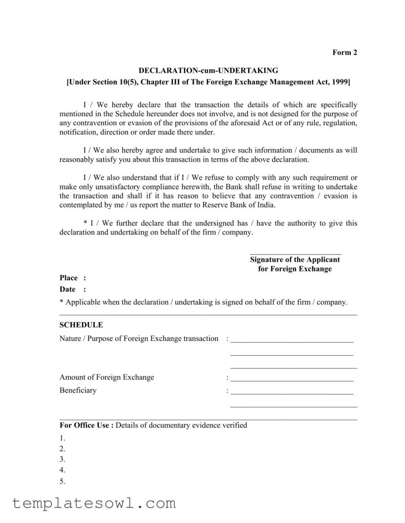 Sample Undertaking Form Fill Out Printable Pdf Forms Online - Gradient Illustration Collection - Desktop Quality