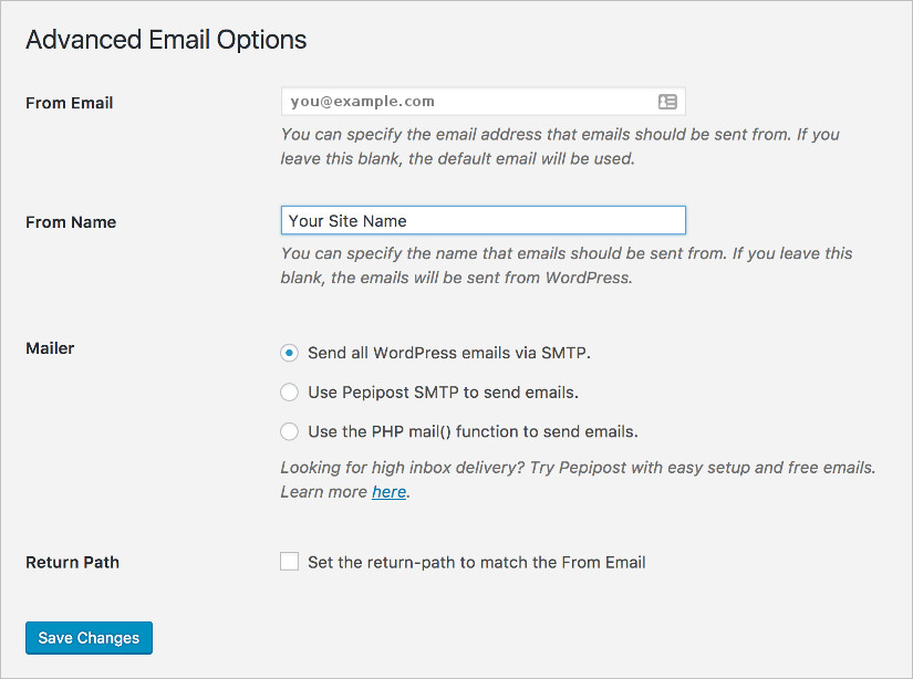 The next step is to hookup the plugin. Wordpress Smtp How To Configure It To Send Emails