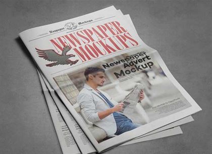 All free mockups consist smart object for easy edit. 27 Newspaper Mockups Free Psd Ai Eps Vector Format Downloads