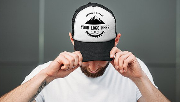 Free baseball cap mockup · free cap mockup · free trucker cap mockup template · free hat mockup psd · free new era fitted psd hat mockup · free psd . Hat Logo Mockup Free Download Mockup