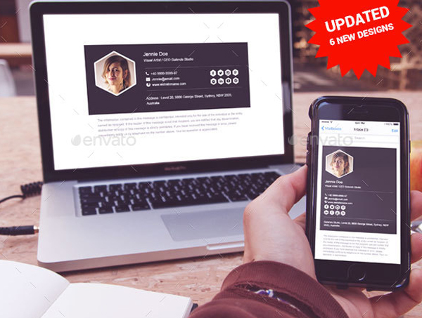 ✓ free for commercial use ✓ high quality images. 40 Email Signature Designs Free Premium Psd Html Word Doc Downloads
