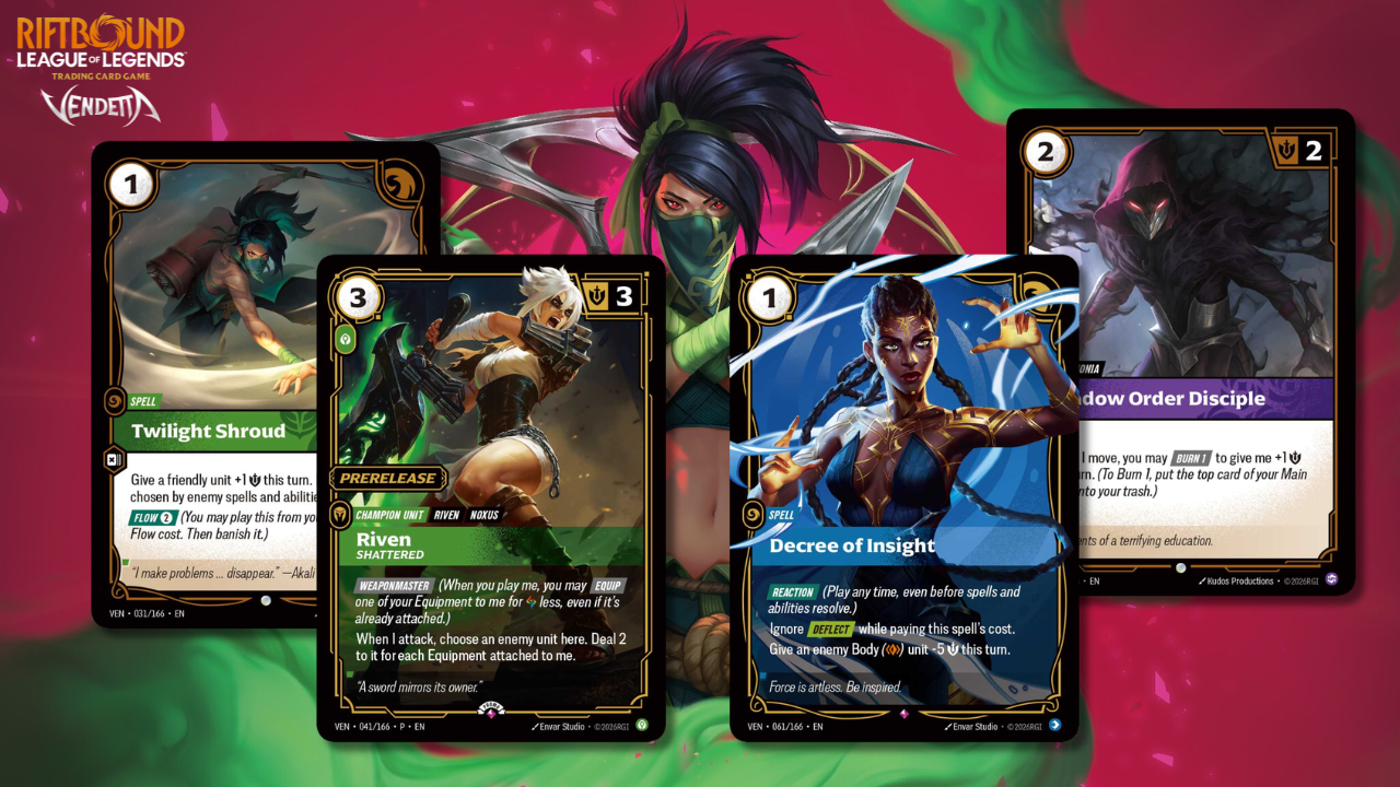 First Look at Vendetta, Riftbound's Fourth Expansion