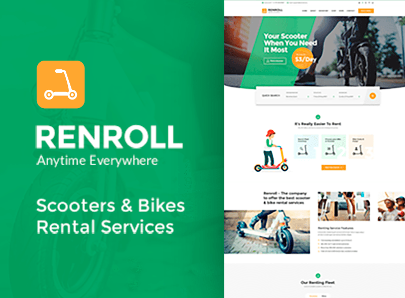 Check out our choice list of the best wordpress plugins available right now. Scooter Rental Wordpress Theme