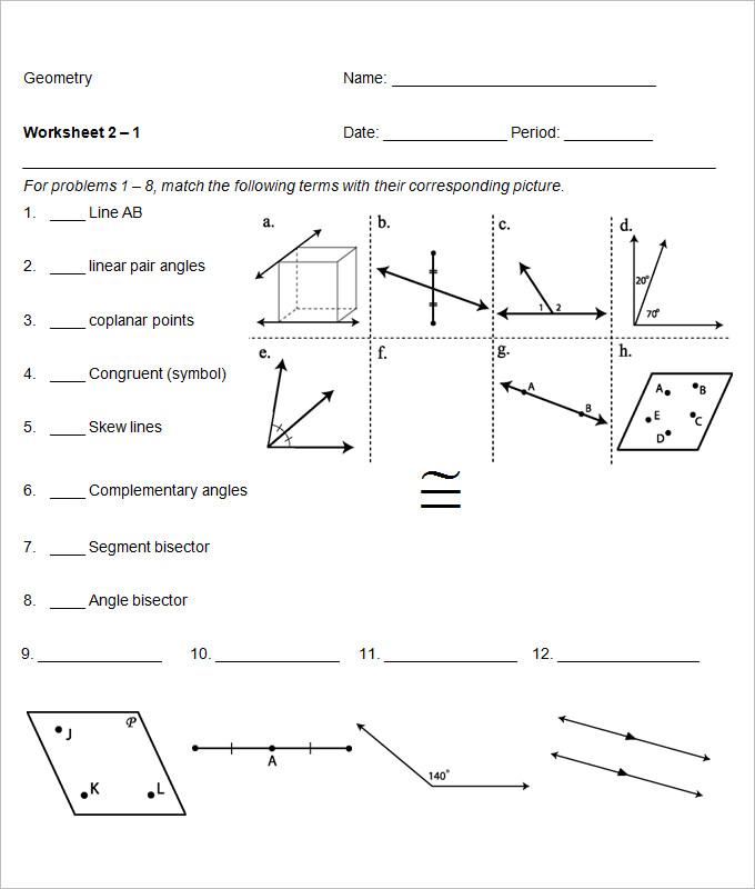 Printables. free printable geometry worksheets for high school. tempojs