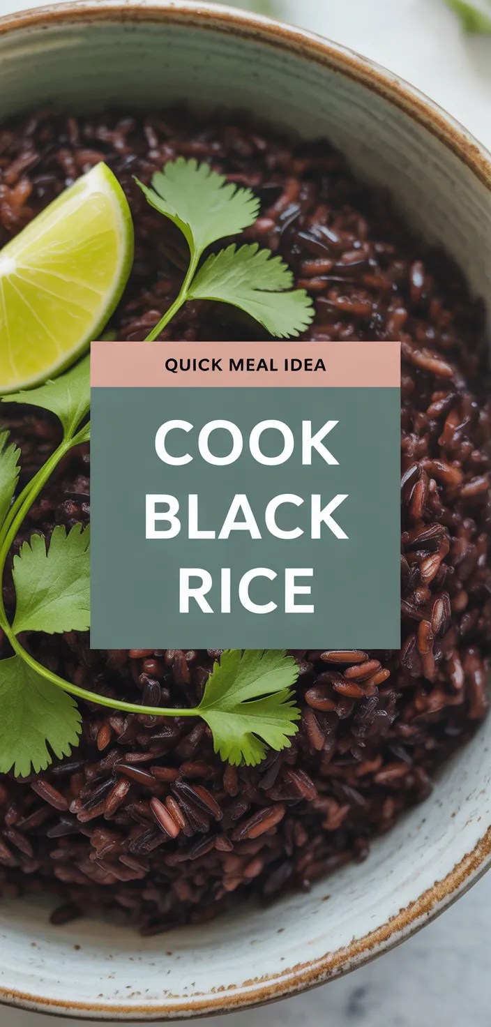 A photo of How To Cook Black Rice: The Best Methods + Tips & Tricks Recipe