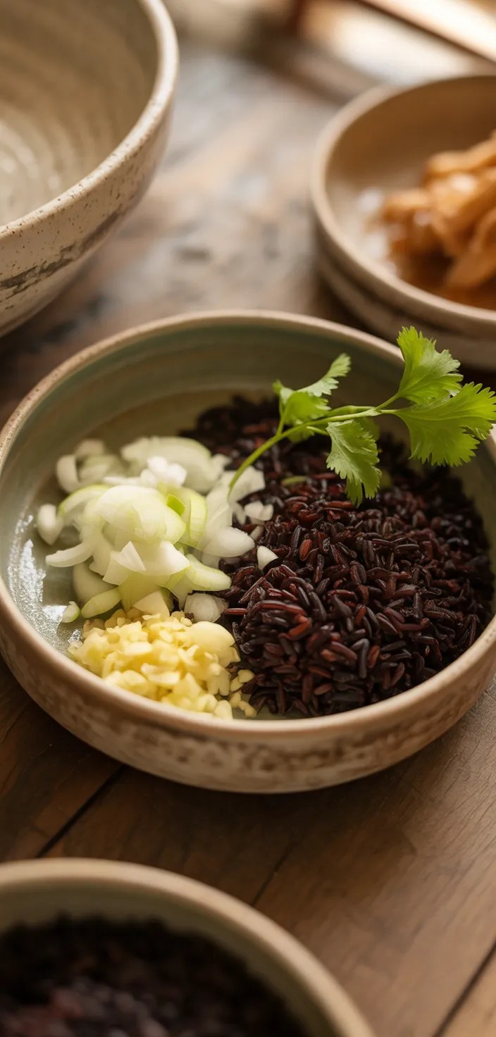 Ingredients photo for How To Cook Black Rice: The Best Methods + Tips & Tricks Recipe