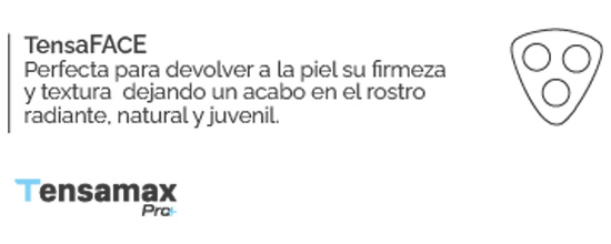Tratamiento facial con la pieza de mano TensaFACE