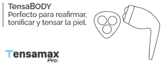 Tratamiento corporal con la pieza de mano TensaBODY
