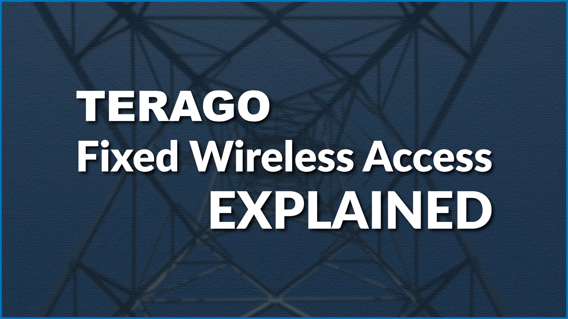How fixed wireless access works