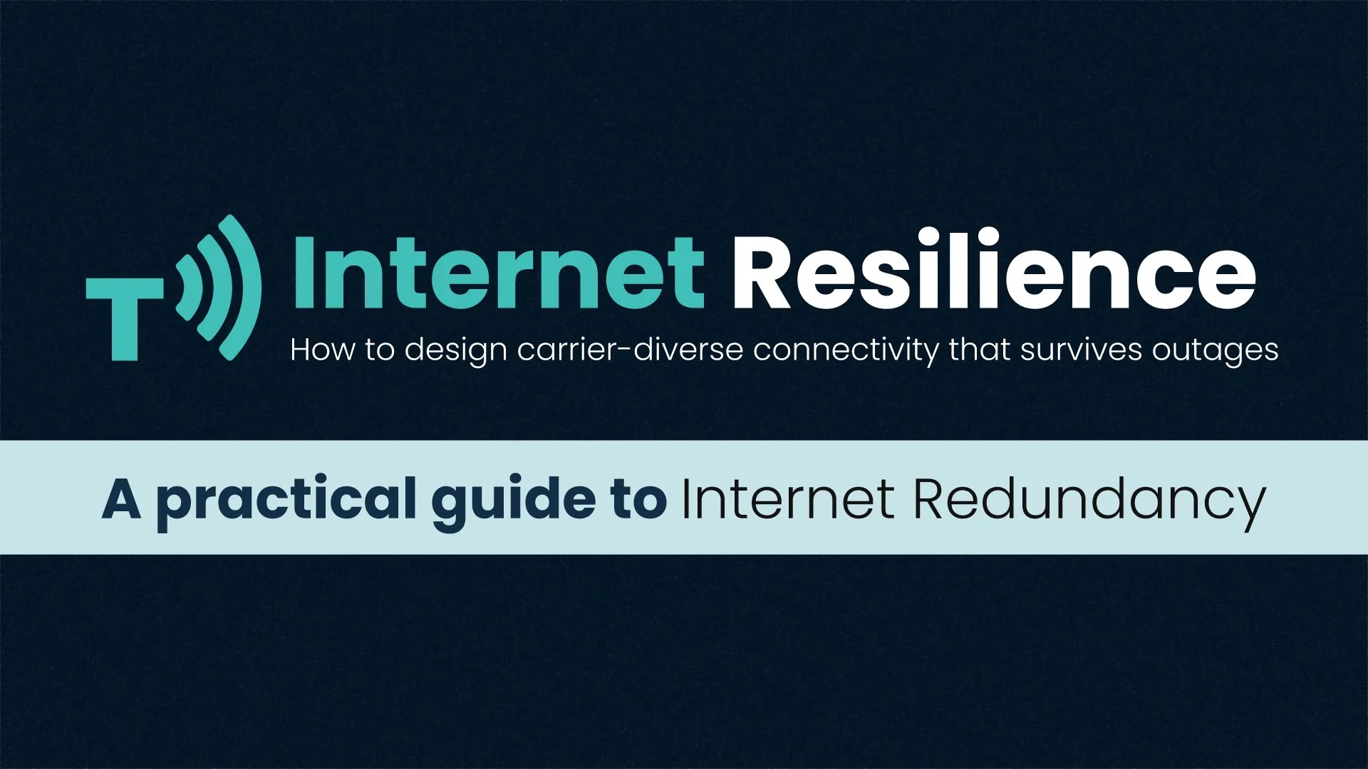 How does Internet Redundancy Work Cheat Sheet TERAGO 2026