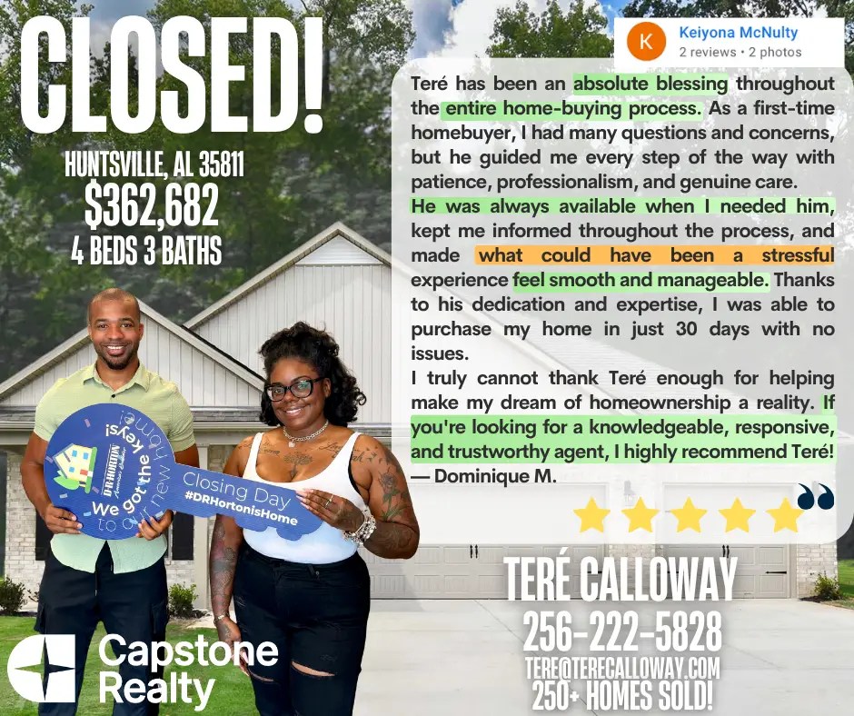 buy a home in Huntsville Alabama