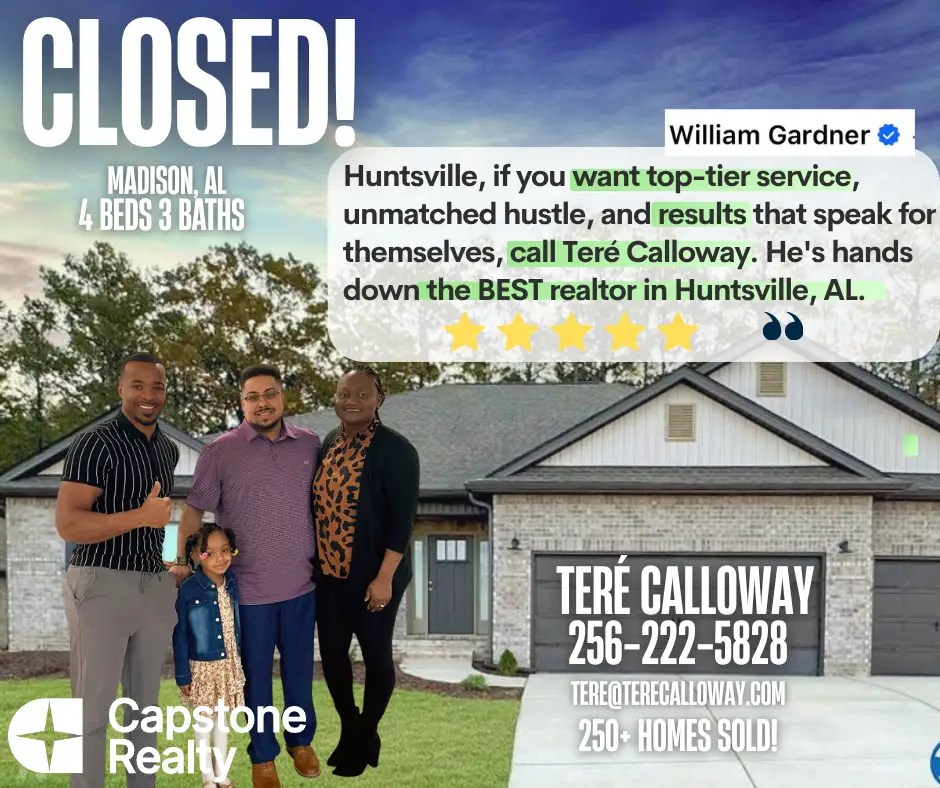 Tere Calloway real estate agent Huntsville AL