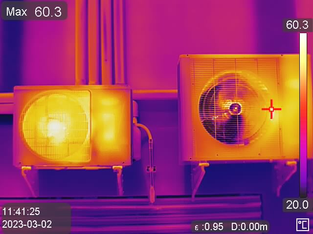 termokaamera, termoseade, termovaatlus, HVAC, jahutus, termopilt