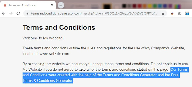 Free ToS Generator Reviewed: TermsAndConditionsGenerator.com 