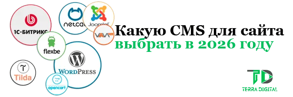 Какую CMS  выбрать для сайта в 2026 году