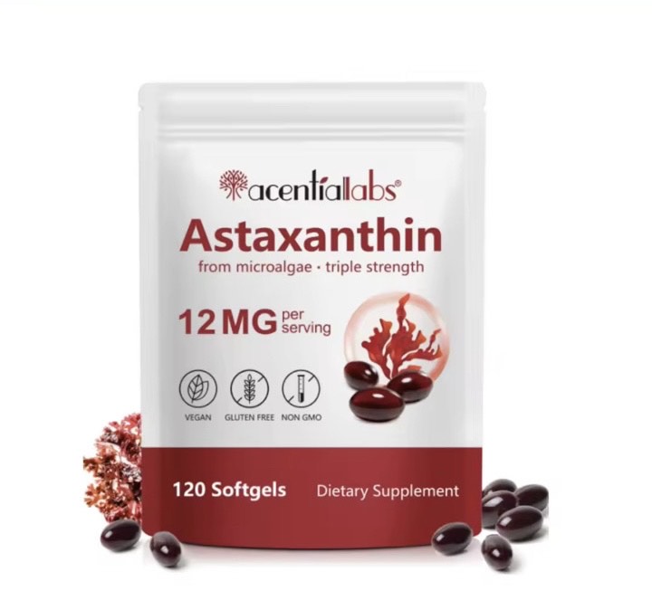 Astaxantina 12mg Triple Potencia 120 Cápsulas