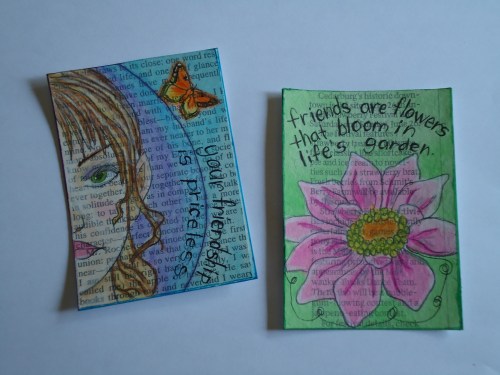 summer cards I made for Shell