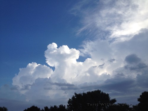 thunder clouds