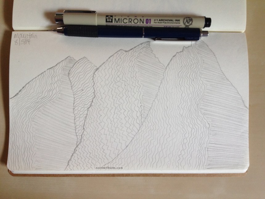 Sketchbook Day 2-mountain