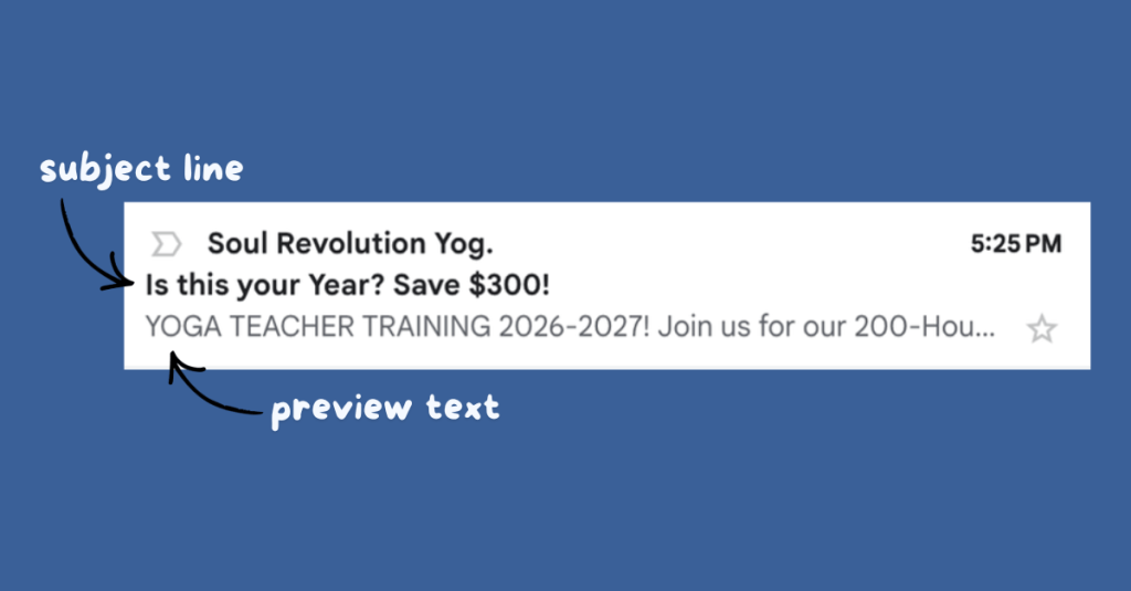 email marketing example of high converting subject line paired with intriguing preview text