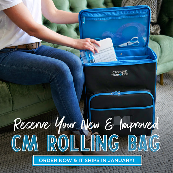 Creative Memories キャリーバッグ⭐︎完売品！ Rolling Bag Tote Cart by Creative Memories - PREORDER - Tessa