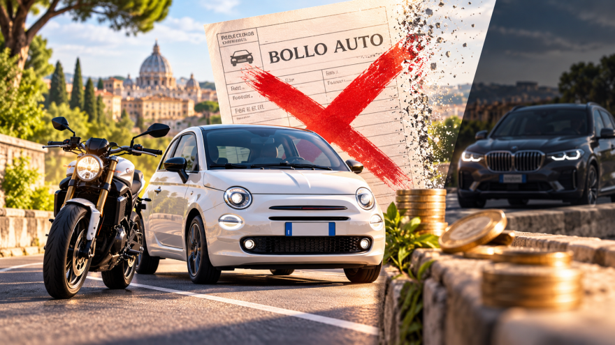 Stop bollo auto per un anno: ecco quali veicoli saranno esentati nel 2027