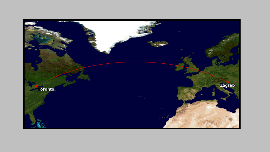 Zagreb - Toronto