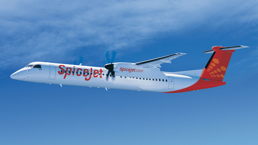 SpiceJet Q400