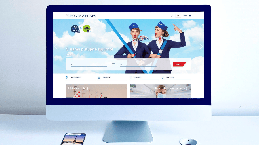 Croatia Airlines web stranice