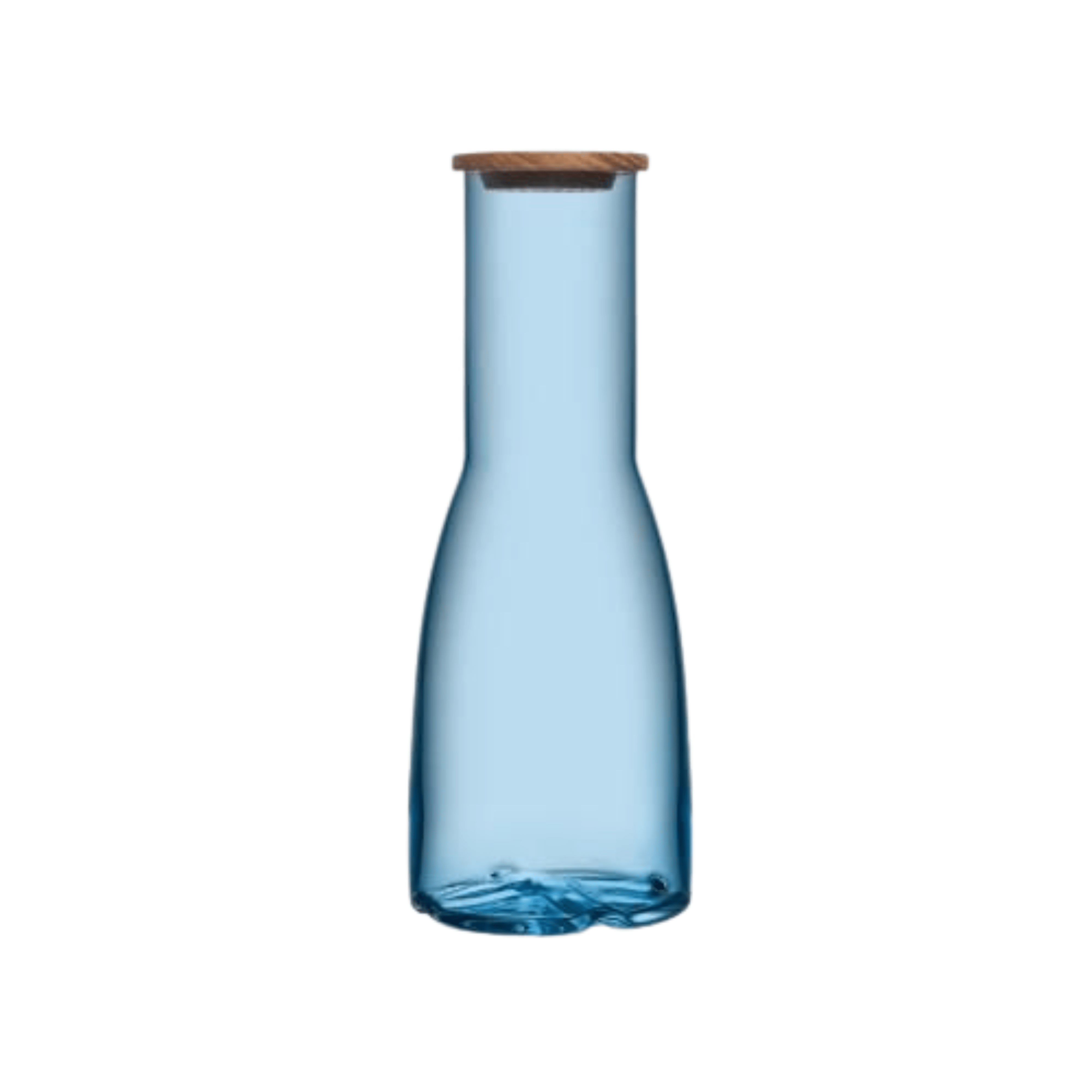 BRUK WATER BLUE CARAFE WITH OAK LID 135CL