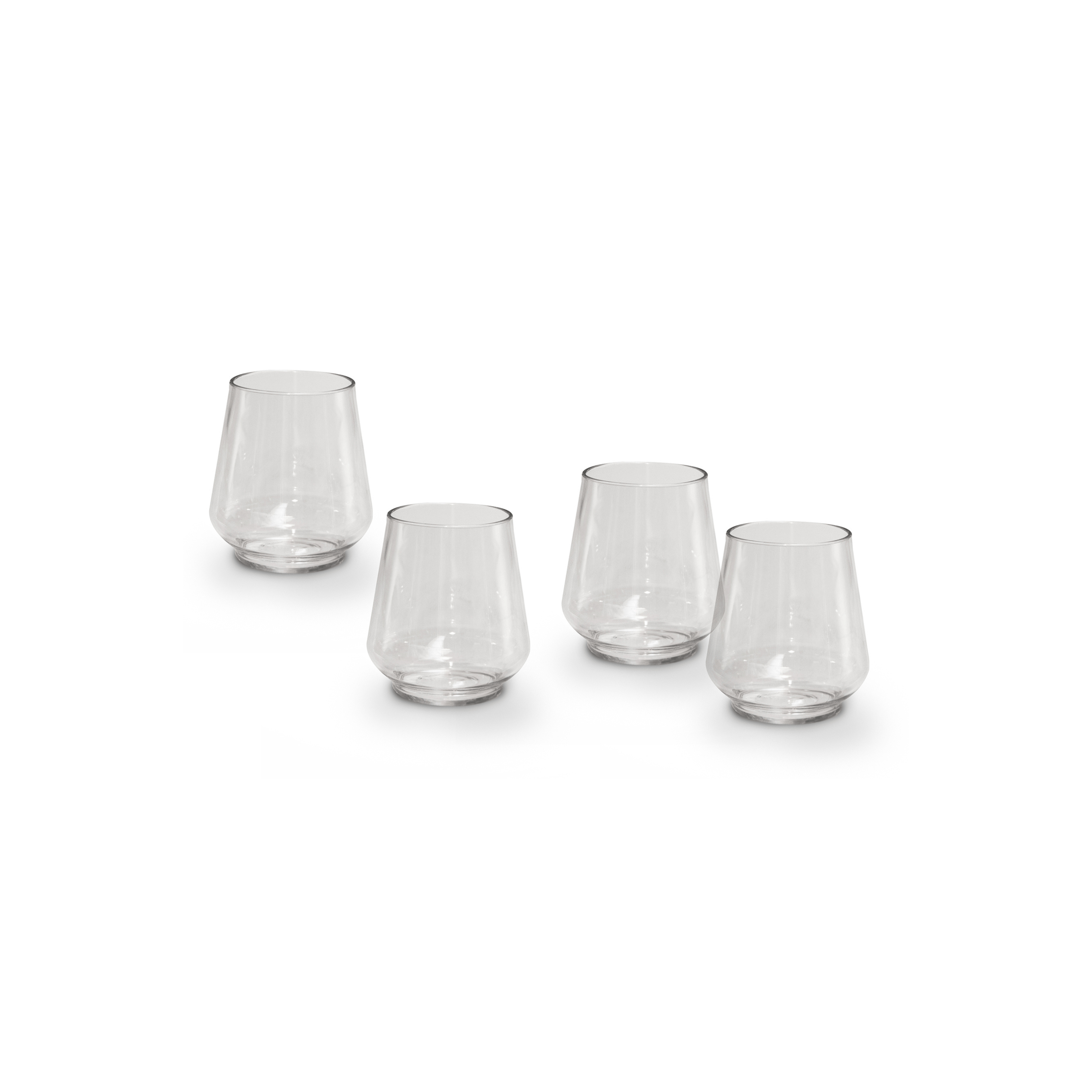 Pangea Set 4 Glasses 0,35 lt - Clear