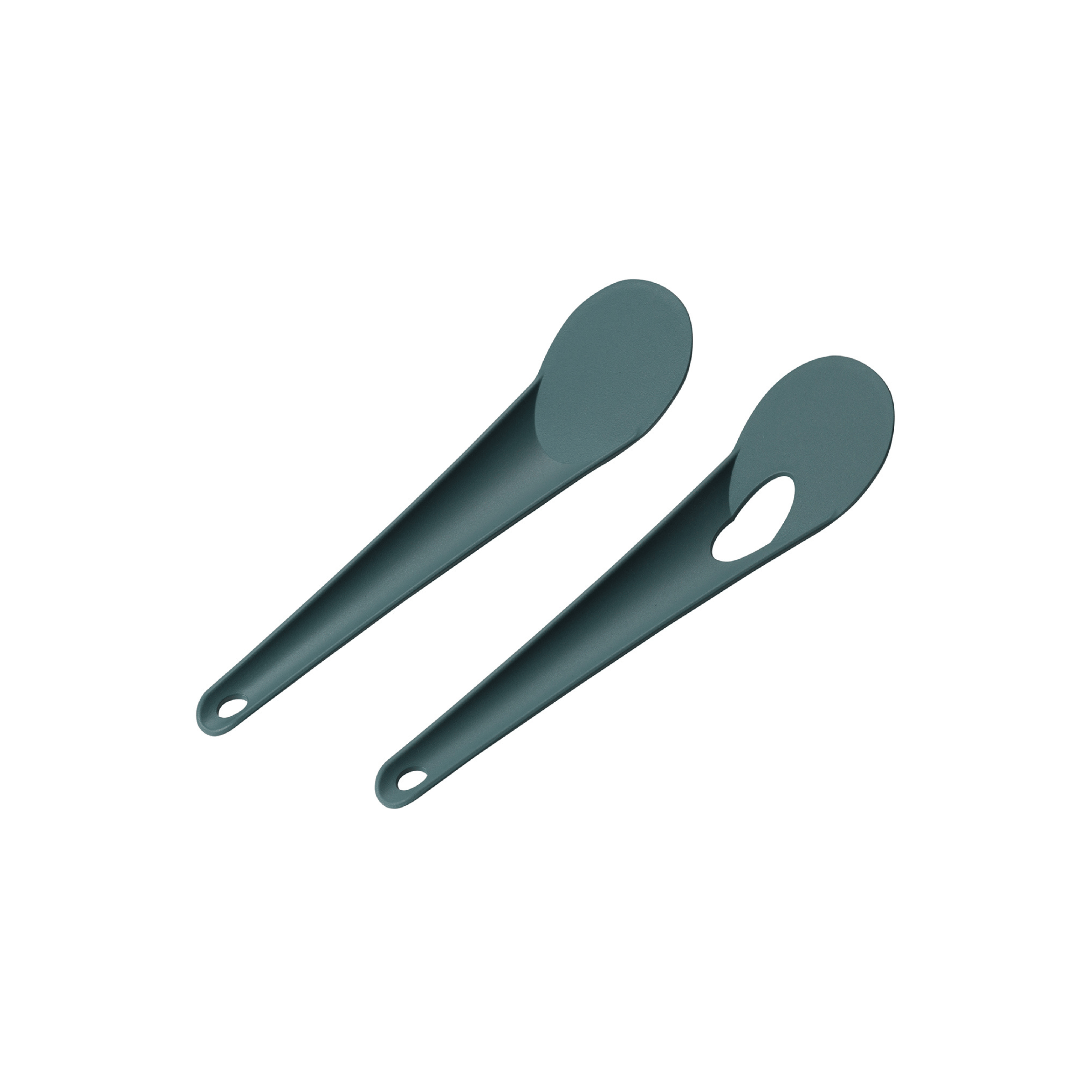 REAMO Salad Servers Set Teal