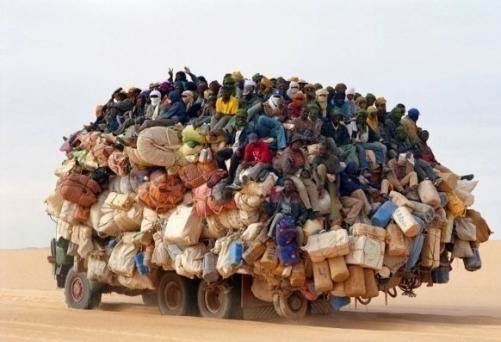 immigrati deserto