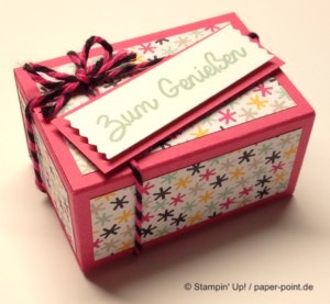 Kleine Schachtel "Zum Genießen"