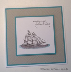 Geburtstagskarte Schiff maritim