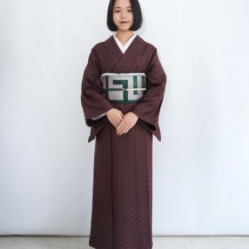 セパレート着物 あずき色 - 画像 (5)