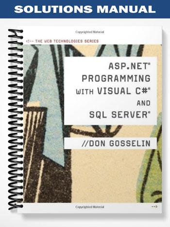 Solutions Manual For Asp Net Programming With C Sql Server 1st Edition By Don Gosselin - Ocean Image Collection - 4K Quality