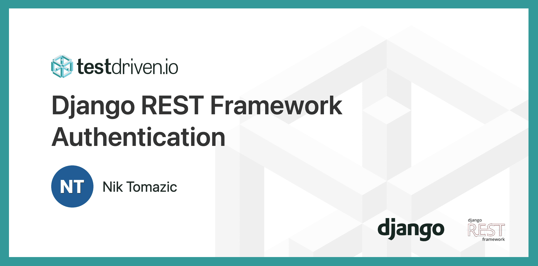 Django rest framework authentication