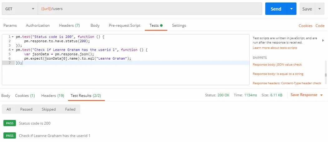 Pre request scripts
