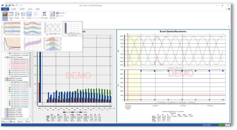 Power Quality Analysis - Elegant Colorful Background - Ultra HD