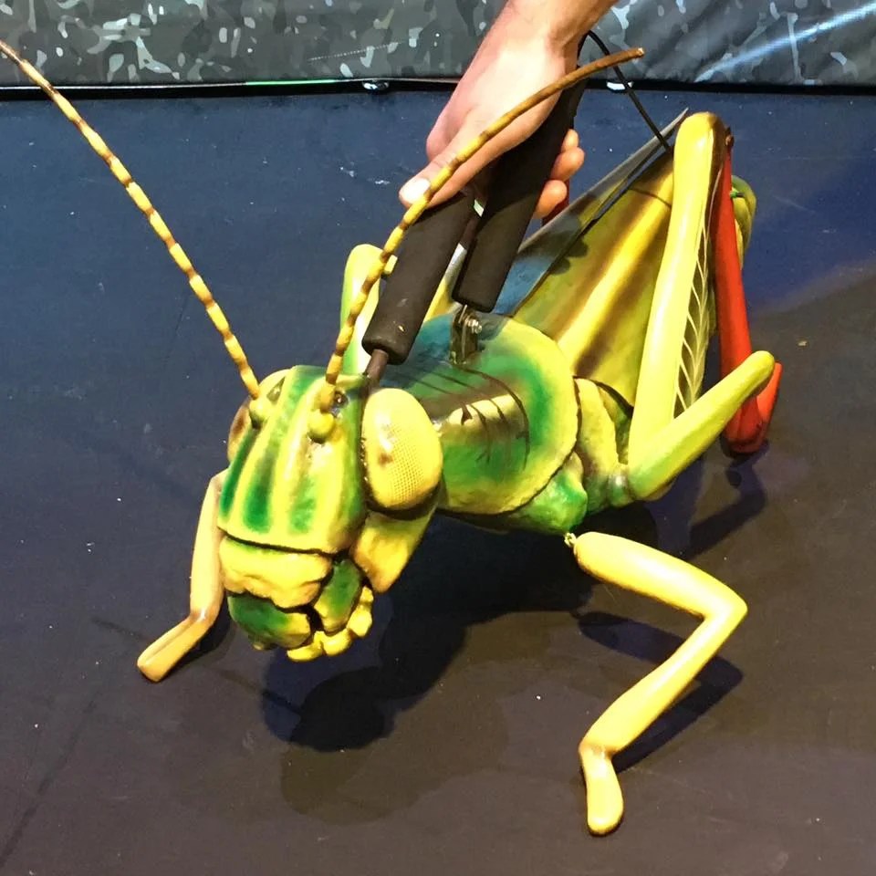 James and the Giant Peach Grasshopper