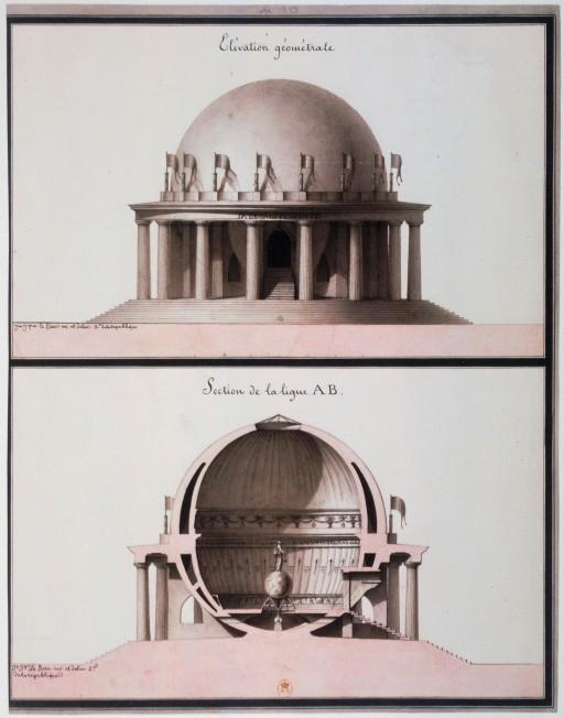 Jean-Jacques Lequeu's Temple of equality (1791)