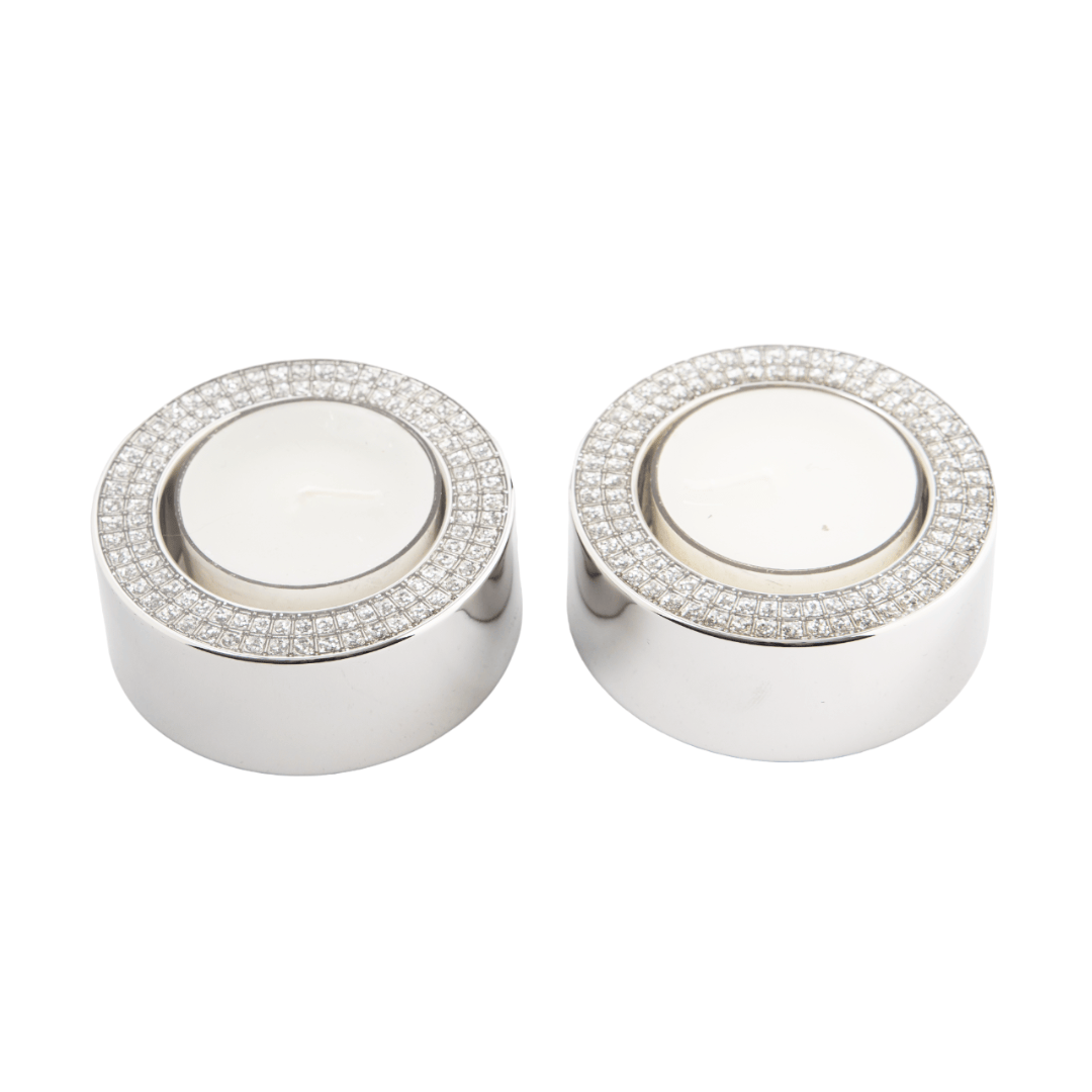 JENNA CLIFFORD - Set of 2 Diamond Tealight Small