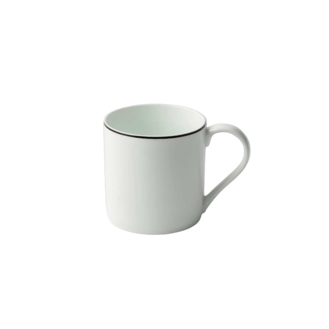 JENNA CLIFFORD - Premium Porcelain Mug With Black Band