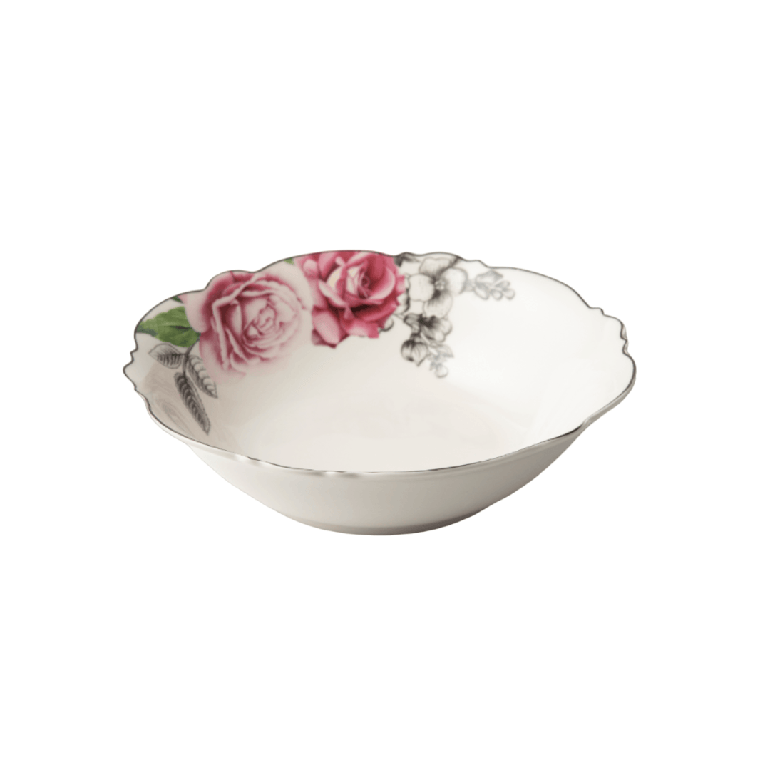 JENNA CLIFFORD - Wavy Rose Salad Bowl 23.5cm
