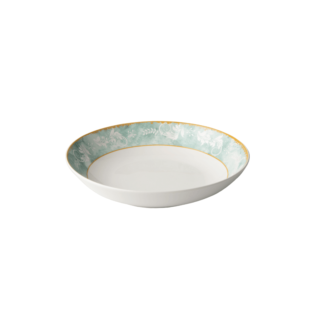 JENNA CLIFFORD - Green Floral Pasta Bowl Set of 4